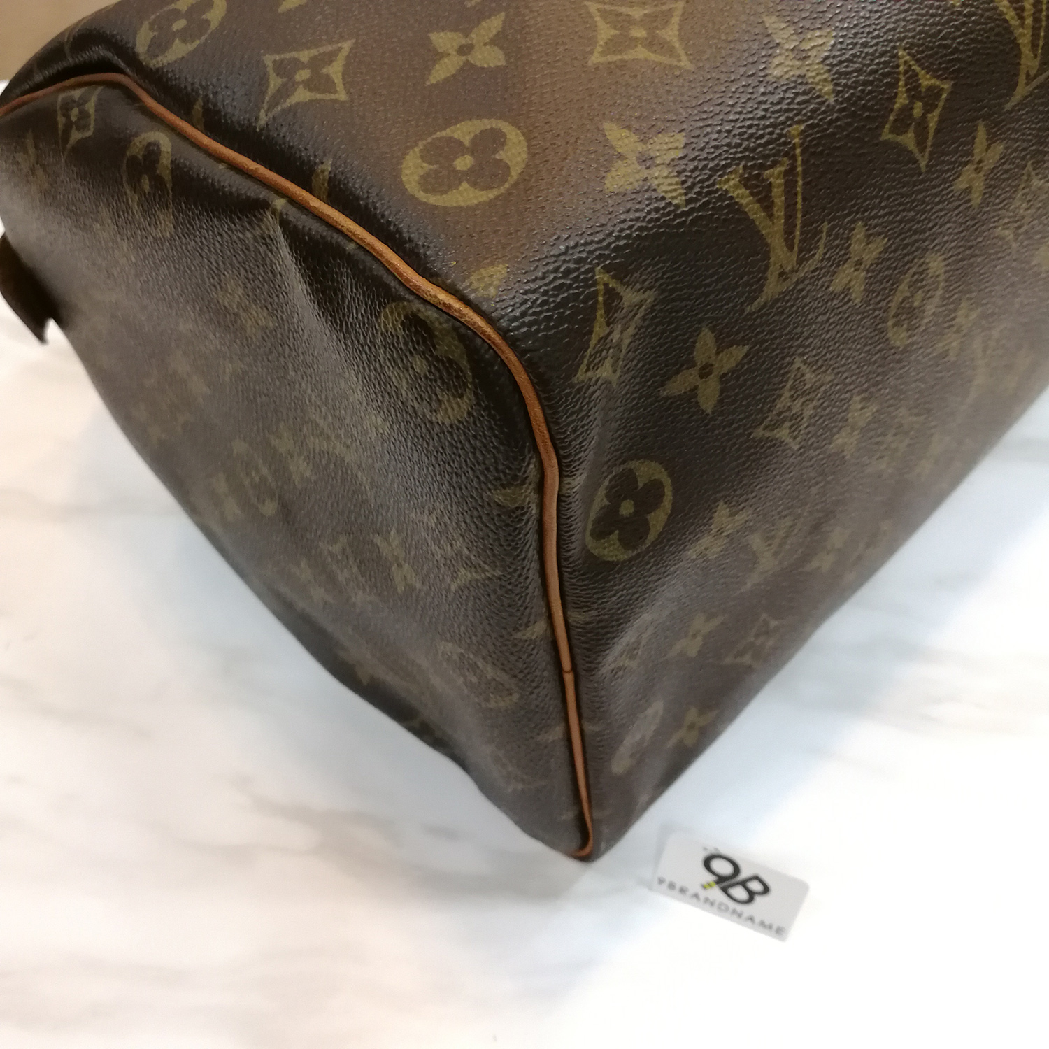 Used - Louis Vuitton Speedy Size 35 Monogram Canvas Handbag - 9brandname