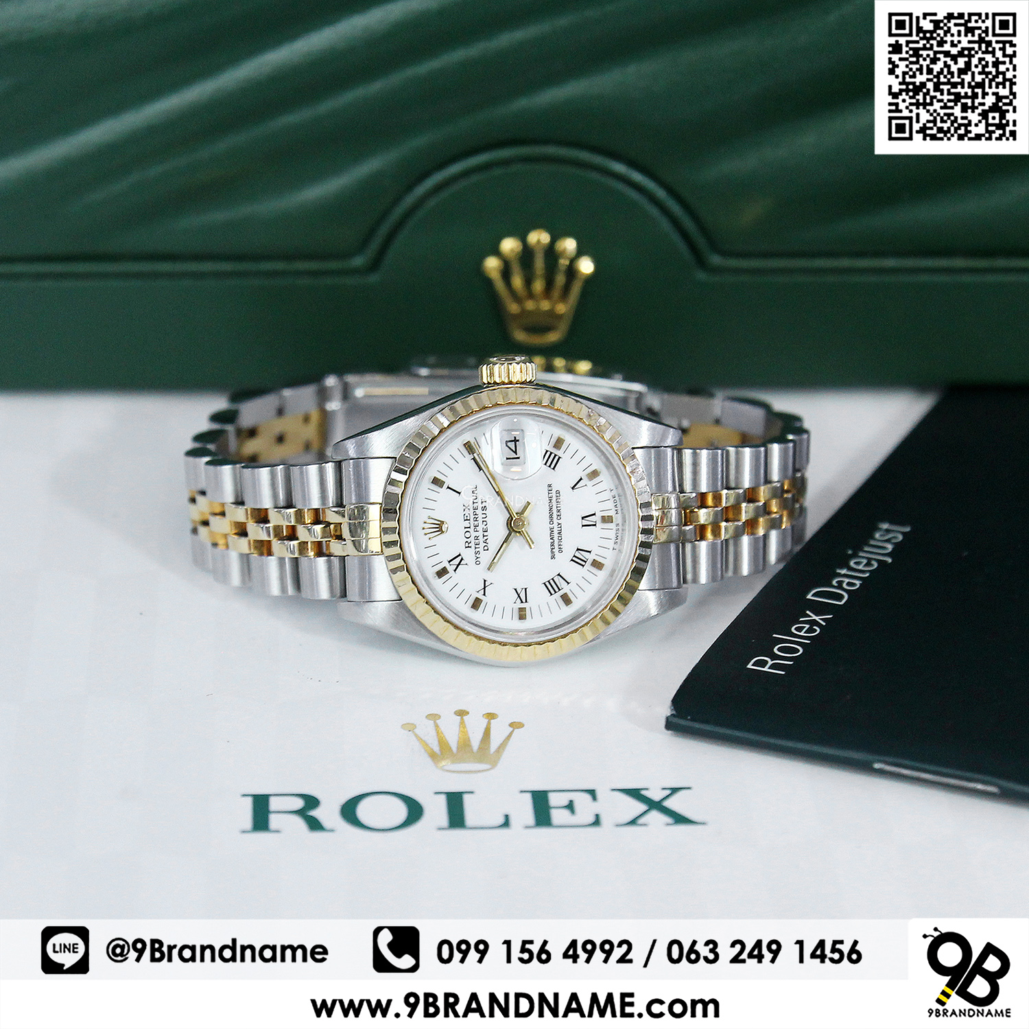 Rolex Datejust Jubilee 2k Roman Lady Size 26mm 9brandname