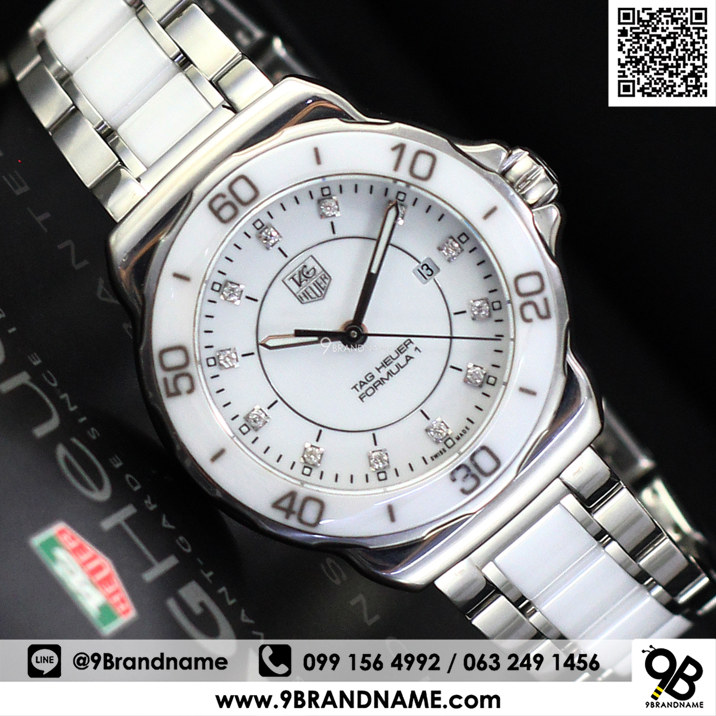 tag heuer formula 1 white