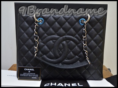 Chanel GST Grand Shopping Tote Black cavier SHW- Authtentic กระเป๋าสะพายทรง ช็อปปิ้ง ยอดนิยมตลอดกาลค่ะ ใช้งาย และทนทาน สีดำหนังคาเวียร์ อะไหล่เงิน
