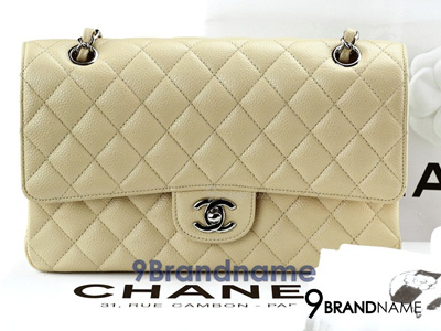 chanel classic 10 beige