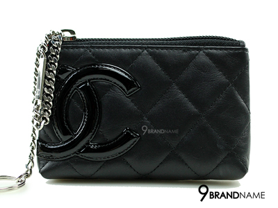 Chanel Cambon Coin Purse Leather Black - Used Authentic Bag  กระเป๋าใส่เหรียญชาแนล คามบอนสีดำของแท้มือสองสภาพดีค่ะ