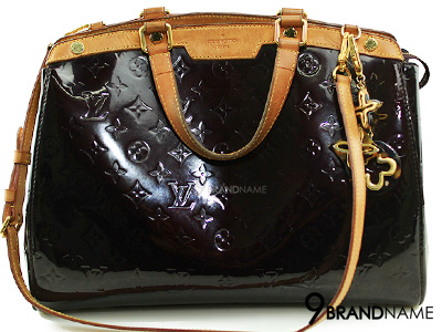 Louis Vuitton Brea GM Monogram Vernis Amarante - Used Authentic Bag กระเป๋าหลุยวิตตอง บรี จีเอ็ม หนังแก้วสีม่วง ขายกระเป๋าหลุยของแท้มือสองค่ะ