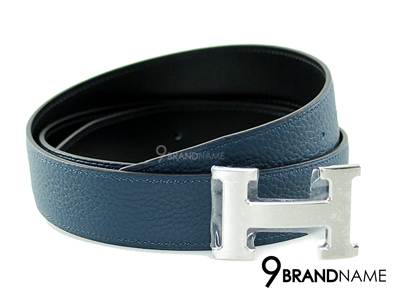 navy blue hermes belt