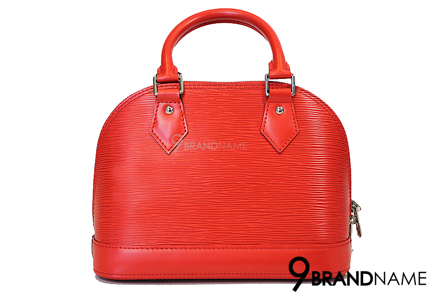 Louis Vuitton M41160 LV Alma BB handbag in Coquelicot Red Epi