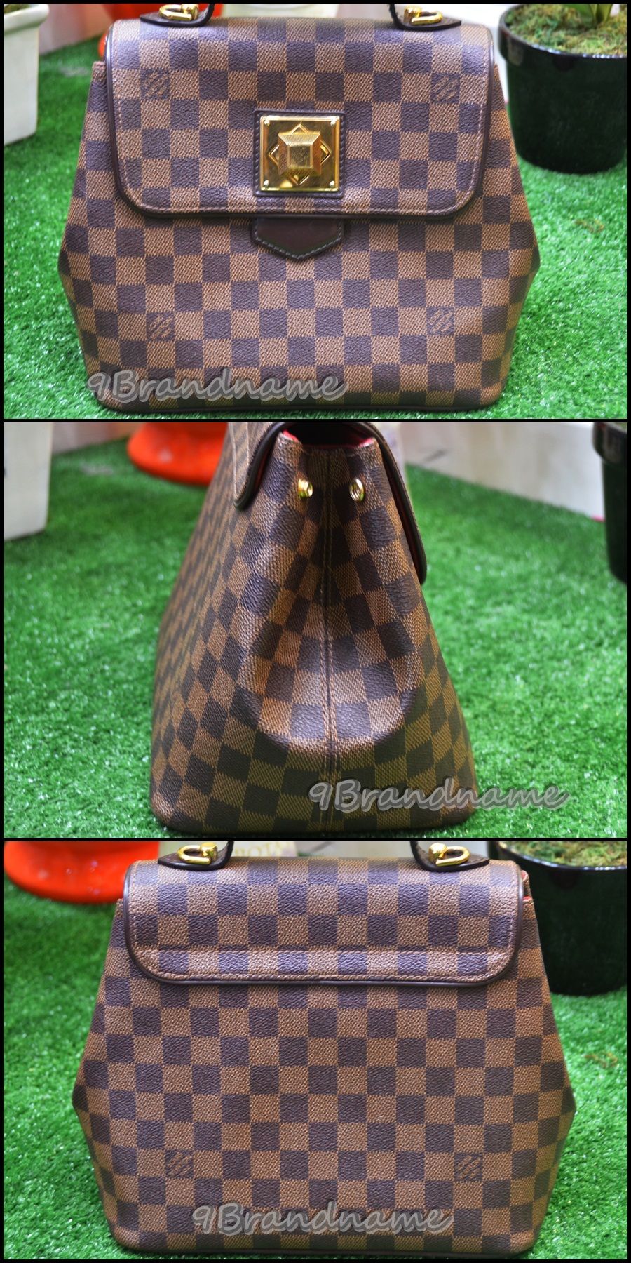 Lv Bergamo PM auth, Barang Mewah, Tas & Dompet di Carousell