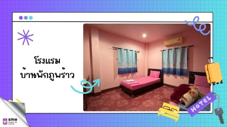 โรงแรมพร้าวเชียงใหม่ โรงแรมบ้านพักภูพร้าว