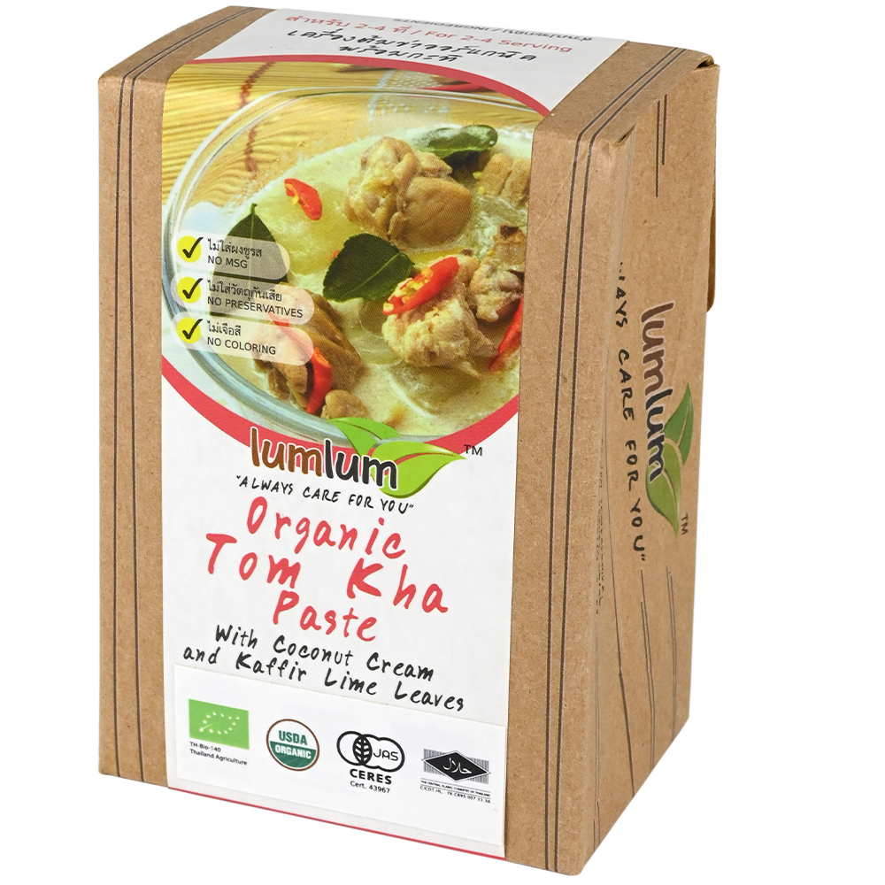 Organic Tom Kha Paste with Coconut Milk & Kaffir Lime Leaves