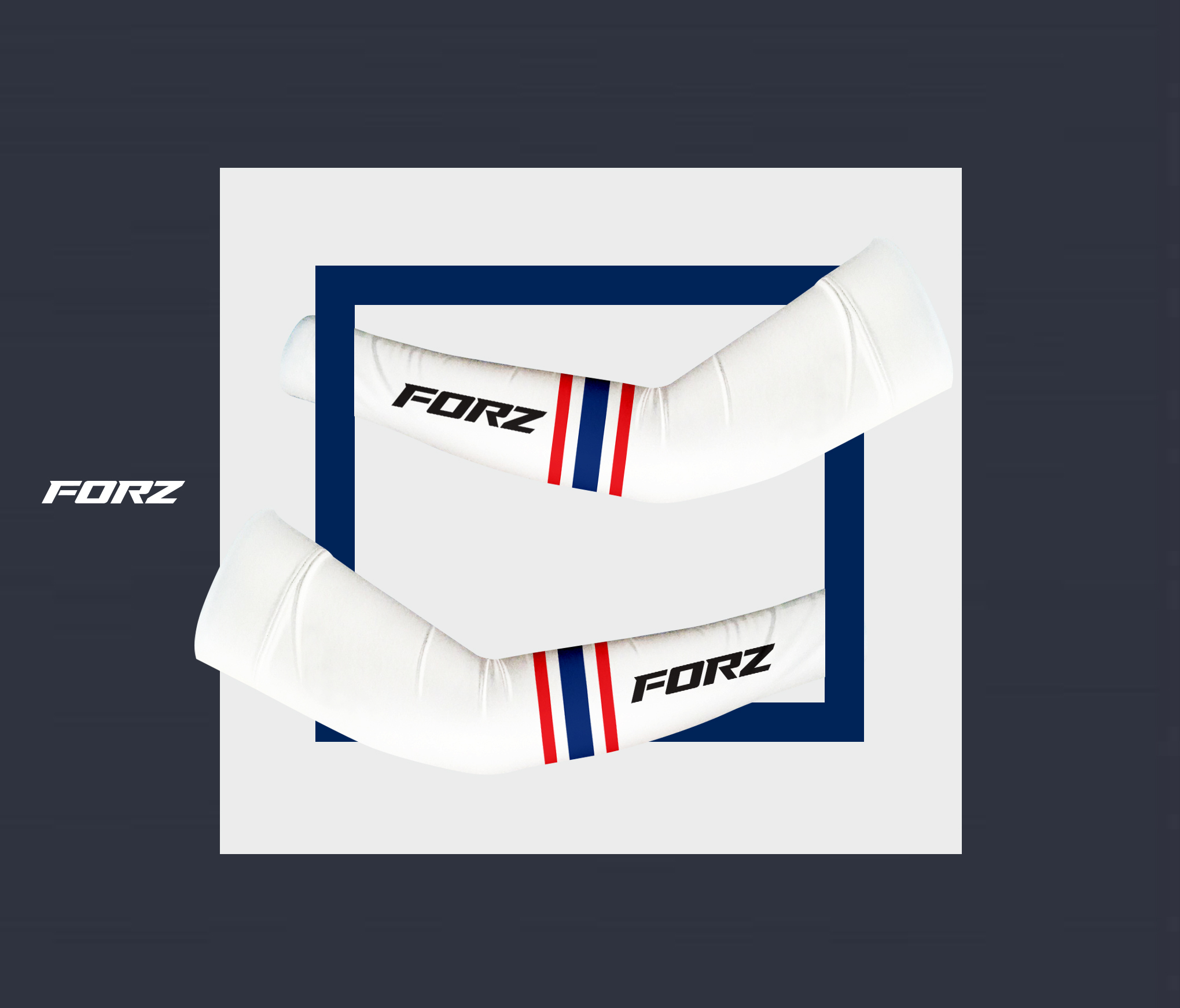 Cycling arm sleeve-[WHITE]