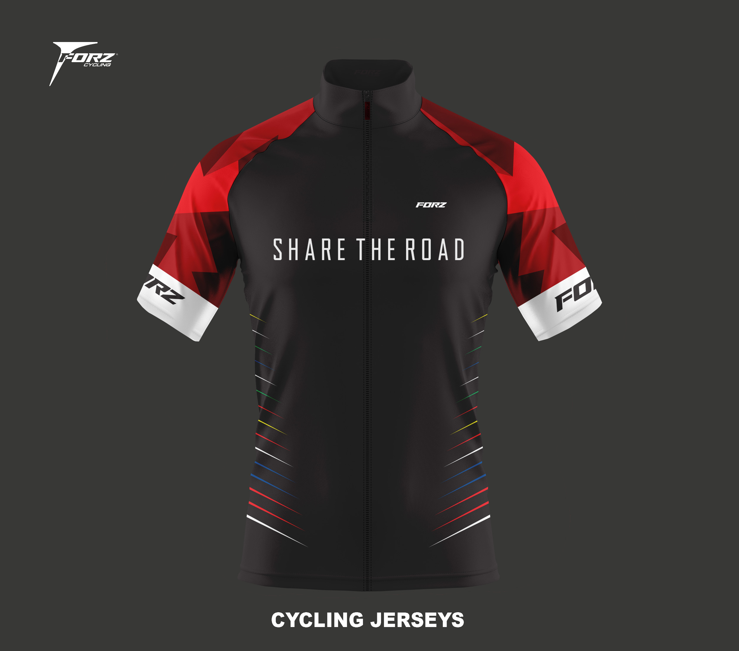 Share the road-[BLACK&RED]