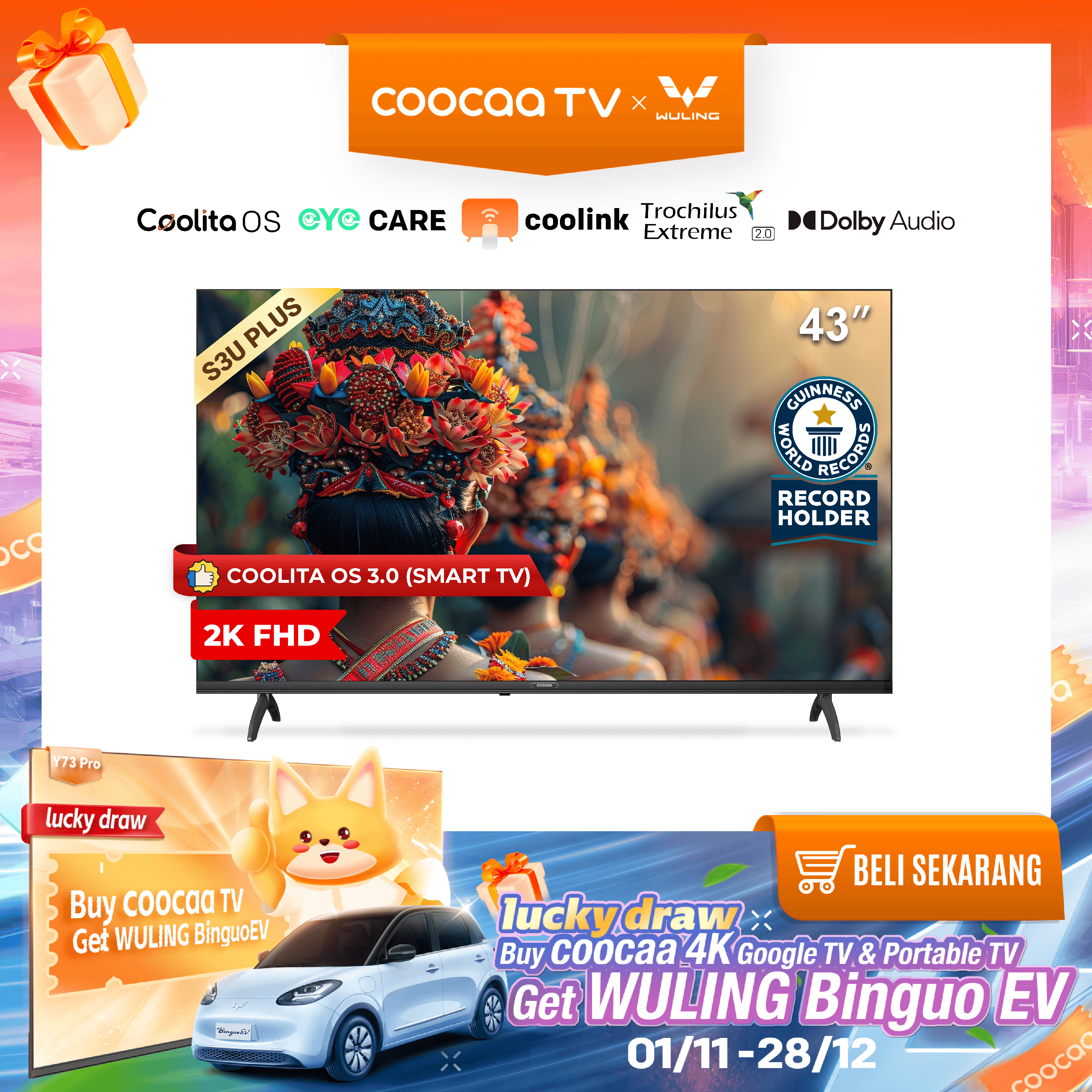 Coocaa 50Y65 4K Google TV