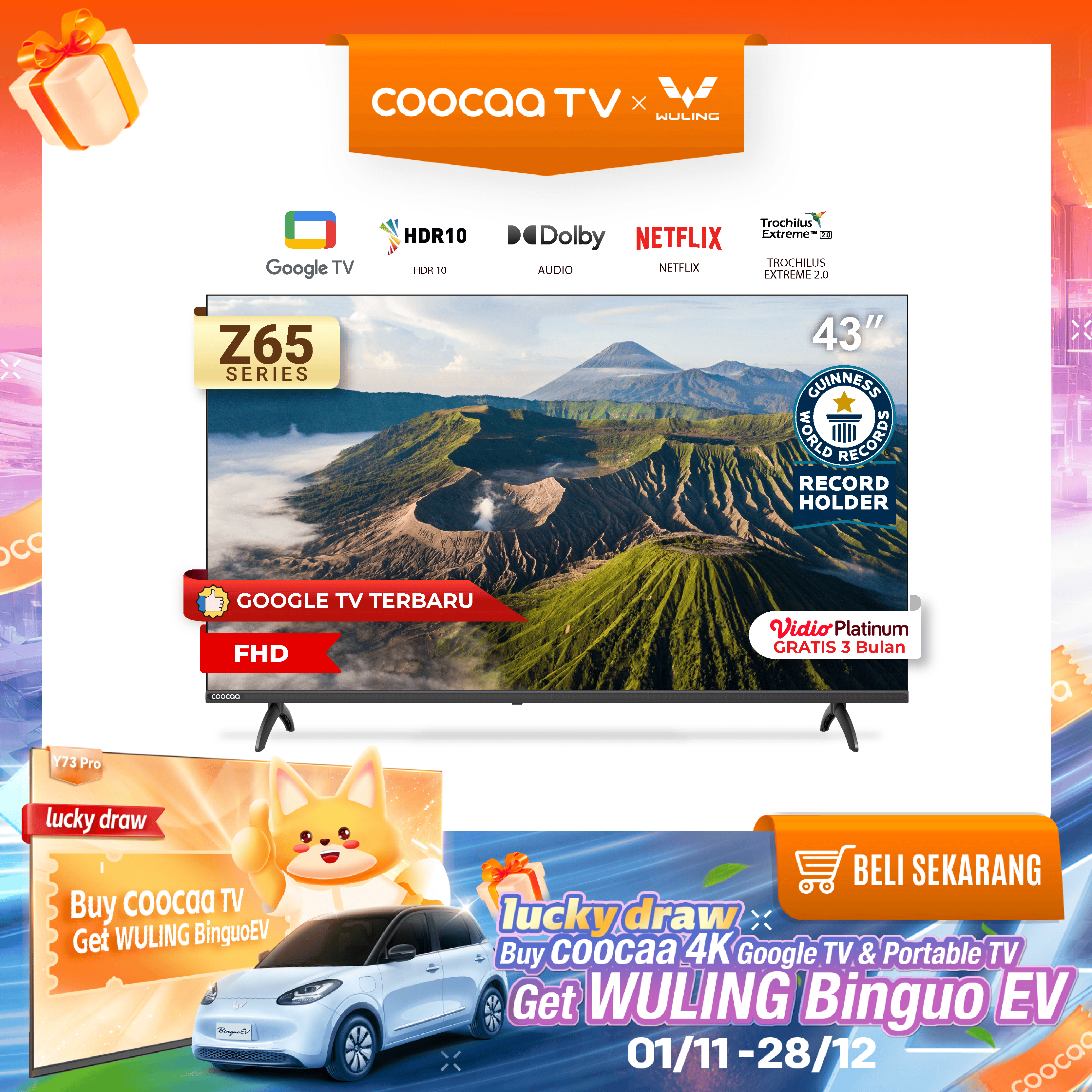 Coocaa 50Y65 4K Google TV