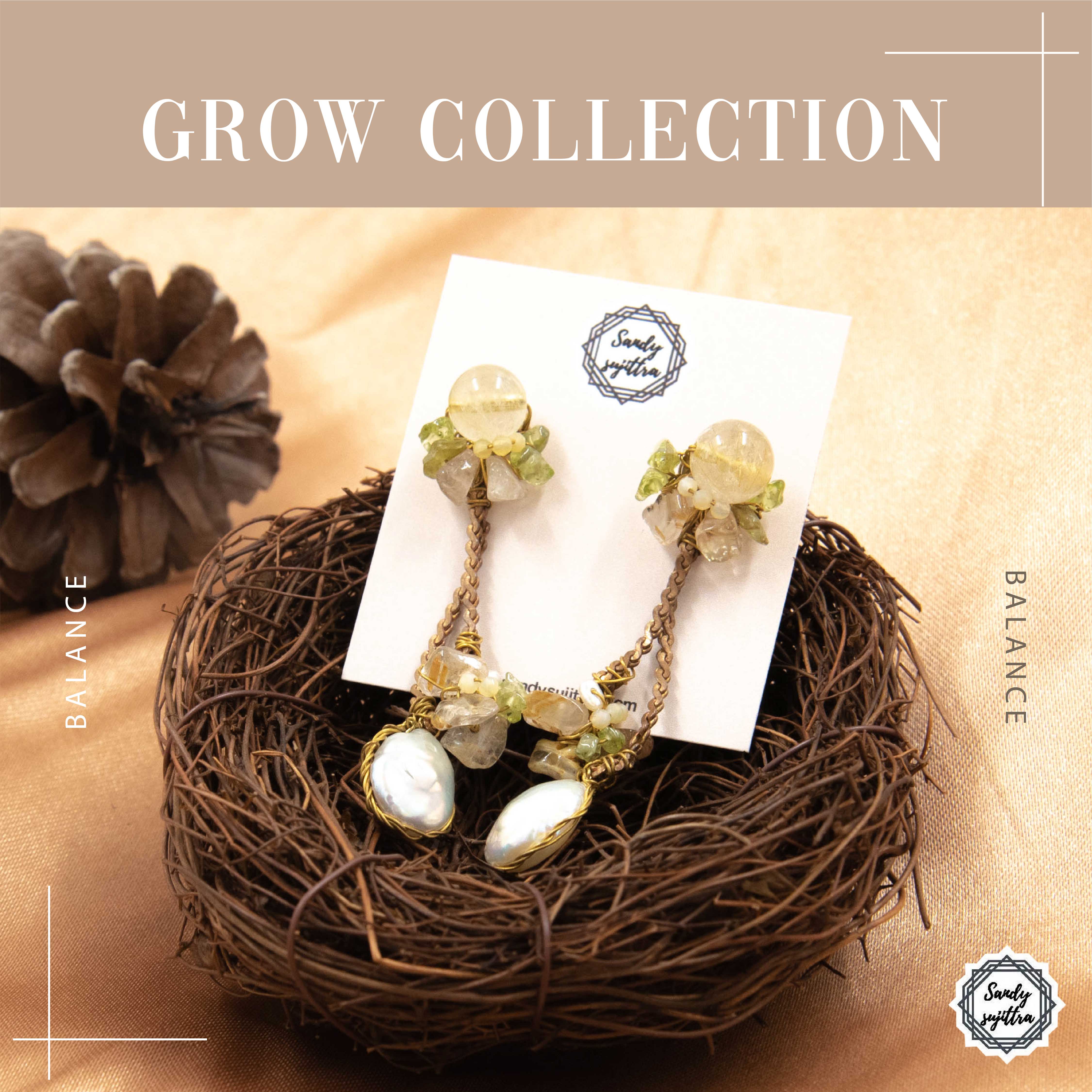 Grow Collection : Balance (Handmade Earrings)