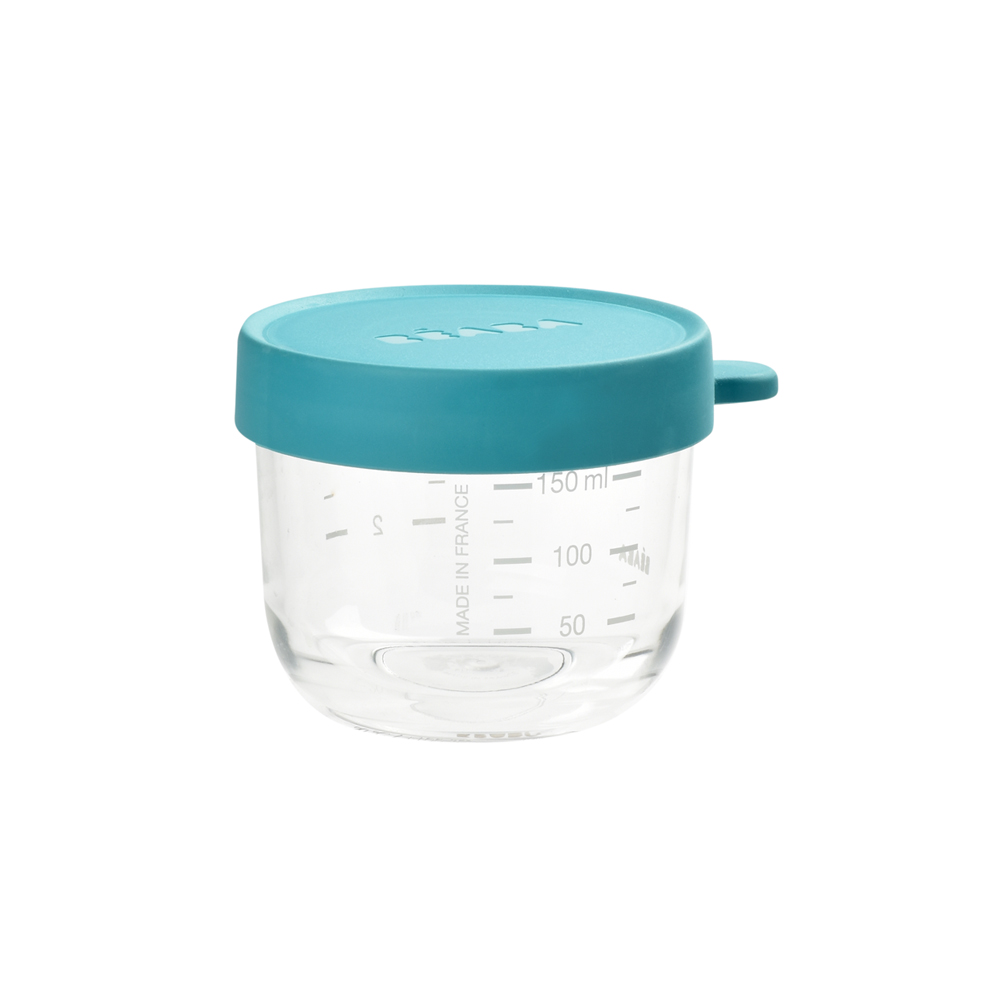 กระปุกแก้วเก็บอาหาร ฝาปิดสูญญากาศ Conservation Glass Jar 150 ml - LIGHT BLUE