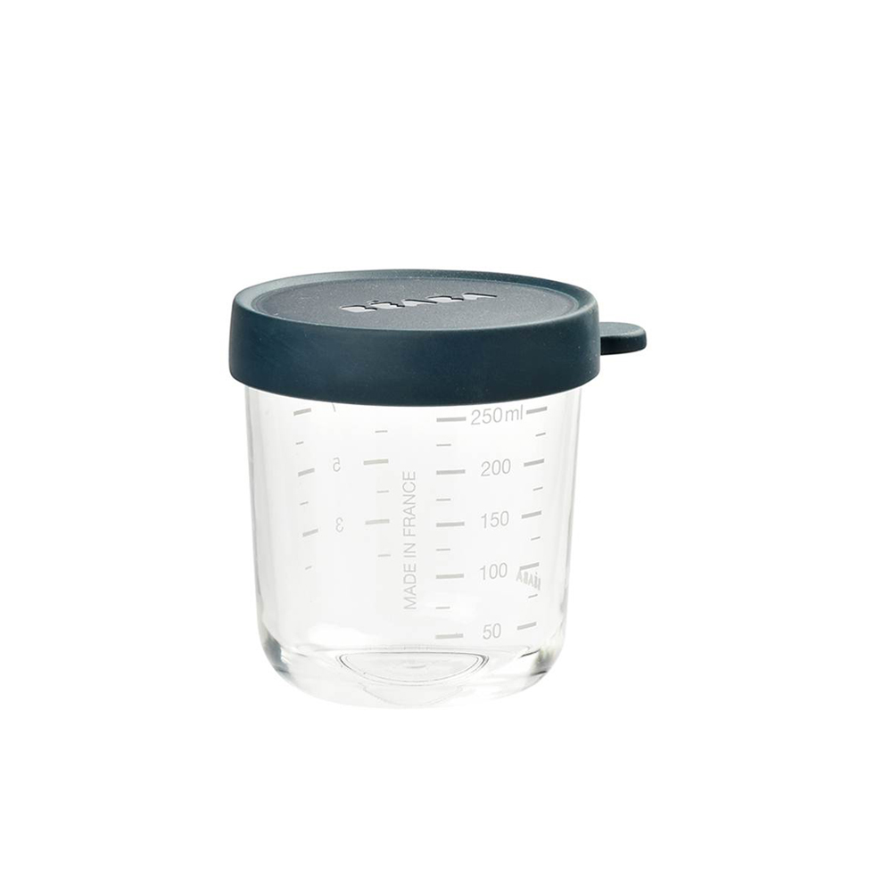 กระปุกแก้วเก็บอาหาร 250 ml Conservation Glass Jar - DARK BLUE