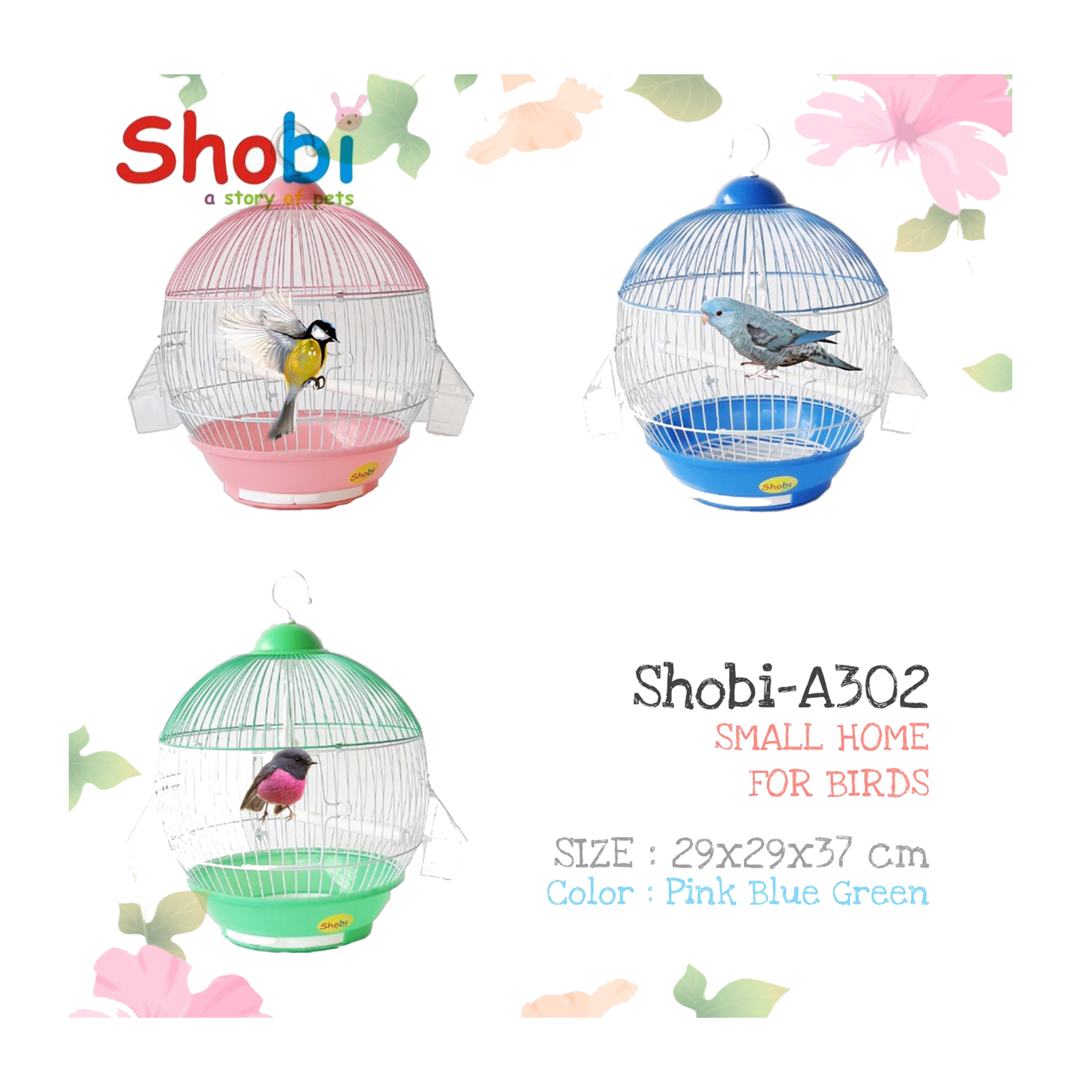 small round bird cage