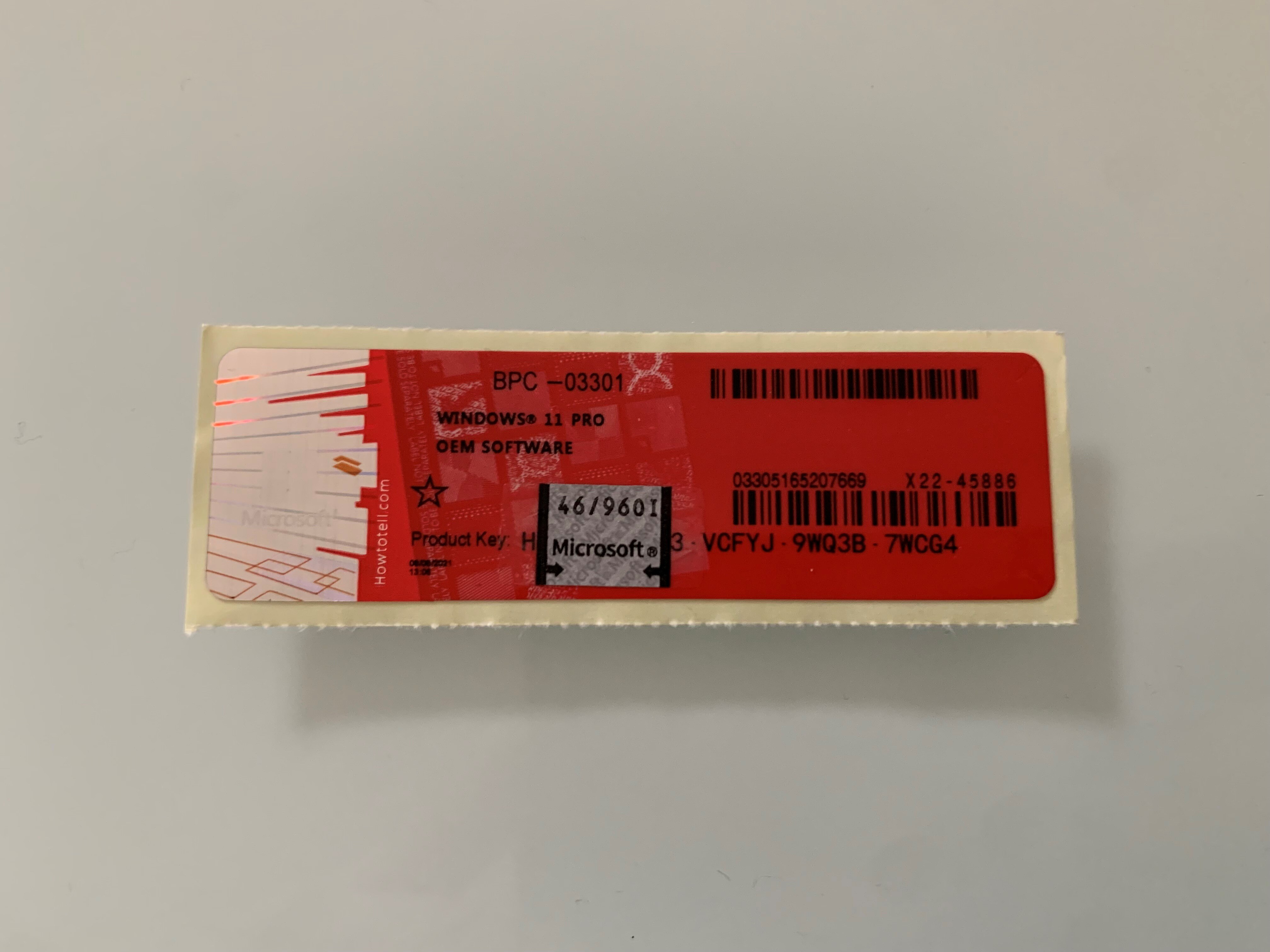 Microsoft Windows 11 Pro 64 Bit OEM (Coa Sticker) - doracool