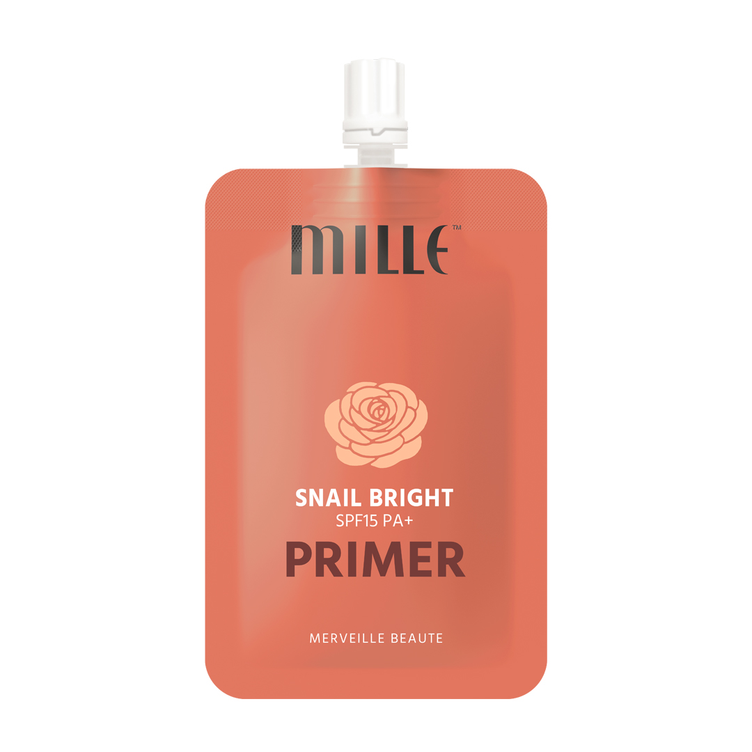 MILLE ไพรเมอร์คอลลาเจน SNAIL BRIGHT PRIMER 6G.
