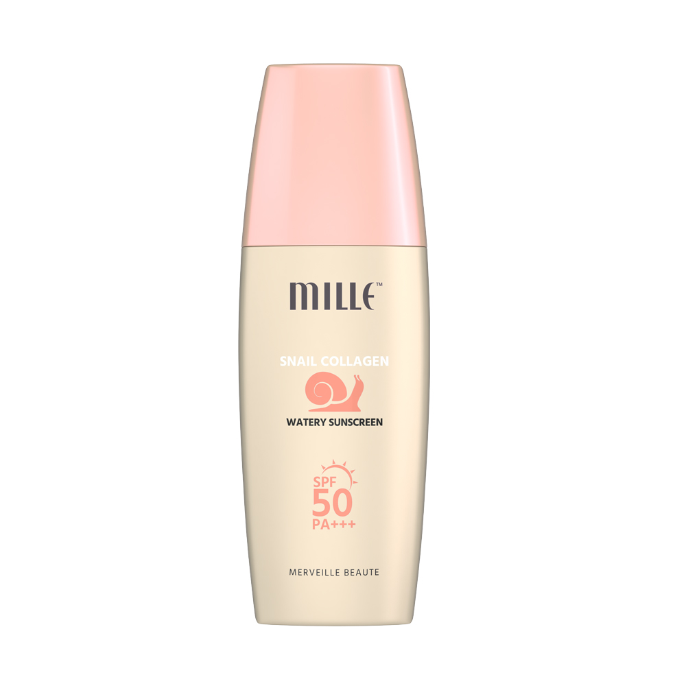 MILLE SNAIL COLLAGEN WATERY SUNSCREEN SPF50 PA +++