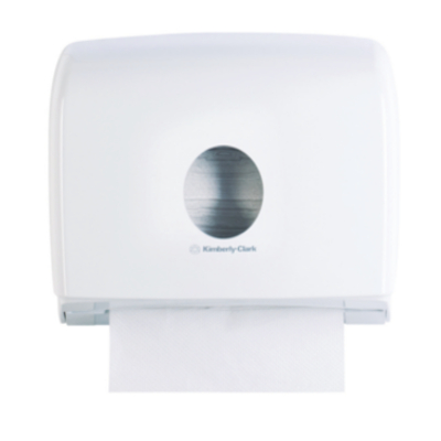 70220 กล่องบรรจุกระดาษเช็ดมือแบบแผ่น AQUARIUS* Single Clip Foled Hand Towel Dispenser