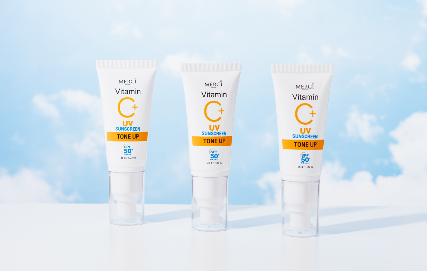 กันแดดเมอร์ซี่ สูตรโทนอัพ SPF50+ PA+++