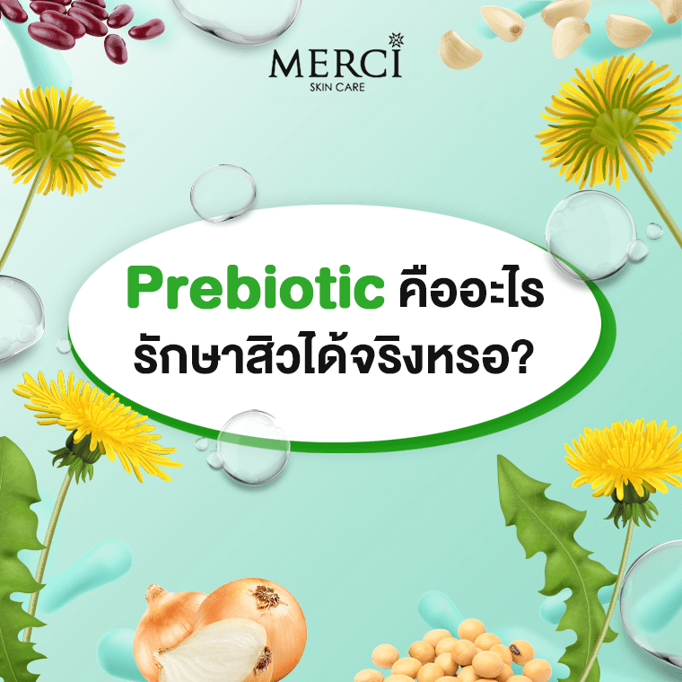 พรีไบโอติก (Prebiotic) คืออะไร รักษาสิวได้จริงหรอ?