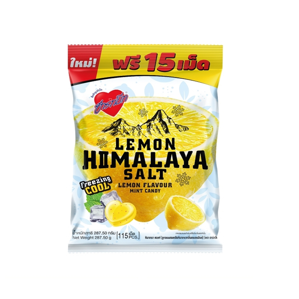 Himalaya Salt Candy Lemon Mint Flavour แพ็ค 1 ห่อ x 115 เม็ด 