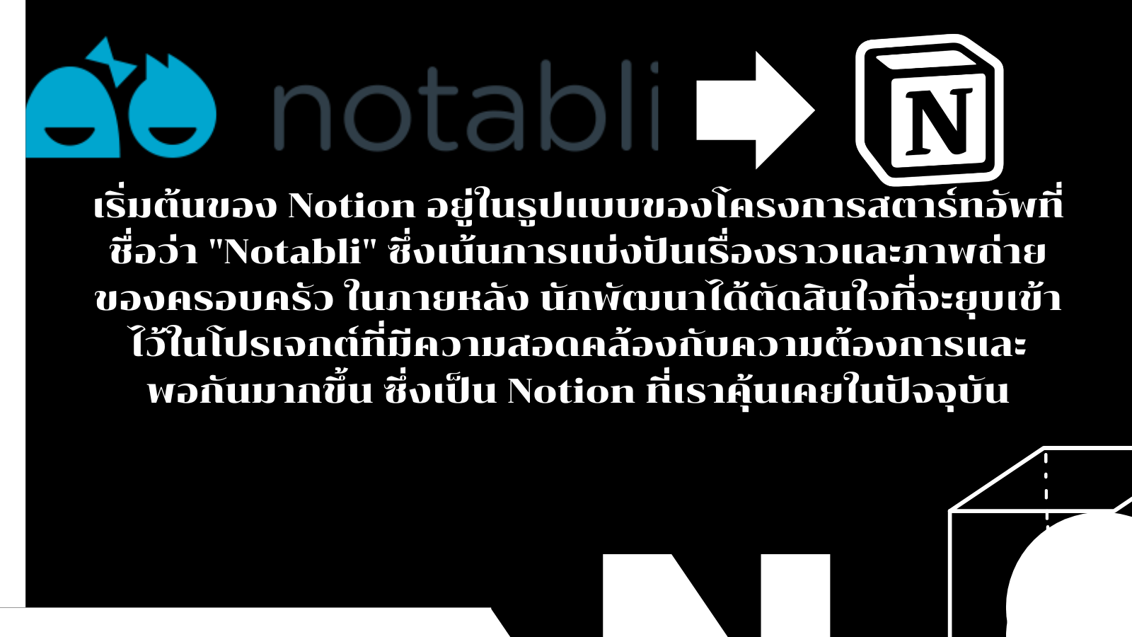 ความเป็นมา notion ความเป็นมา notion