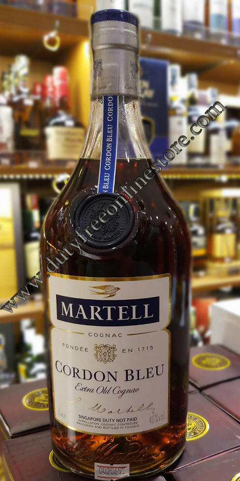 ลัง 6 ขวด Martell Cordon Bleu Extra Old Cognac 1Liter