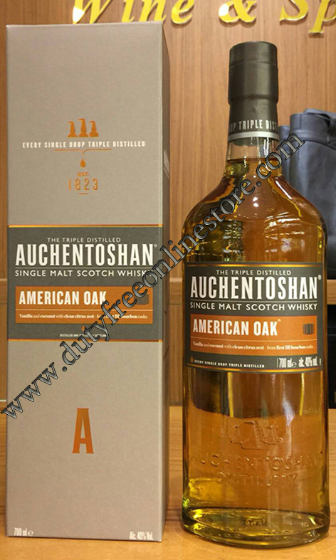 ลัง 12 ขวด Auchentoshan American Oak 70cl.