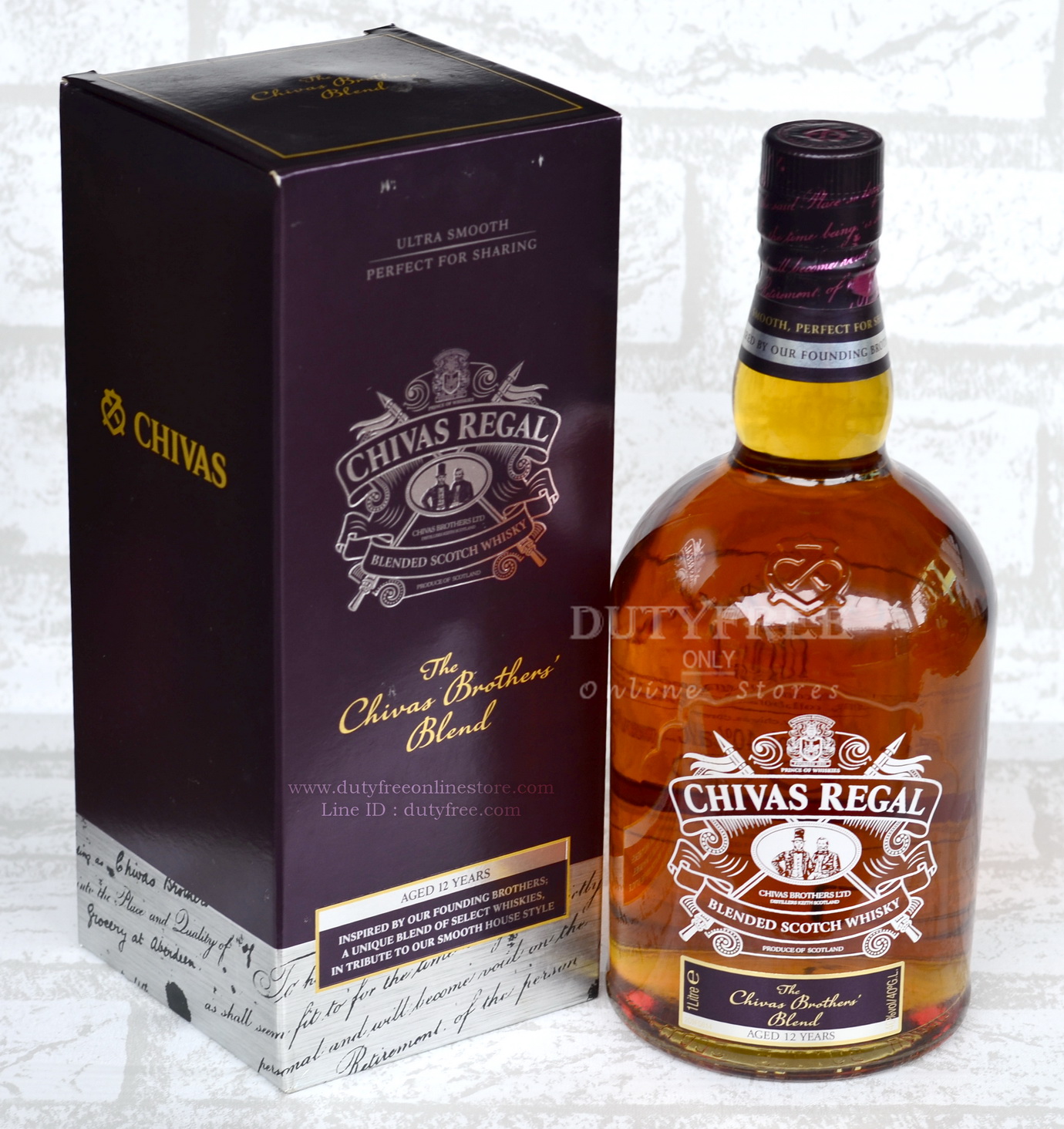 Chivas Regal 12 Year Old Brothers Blend 1 Litre