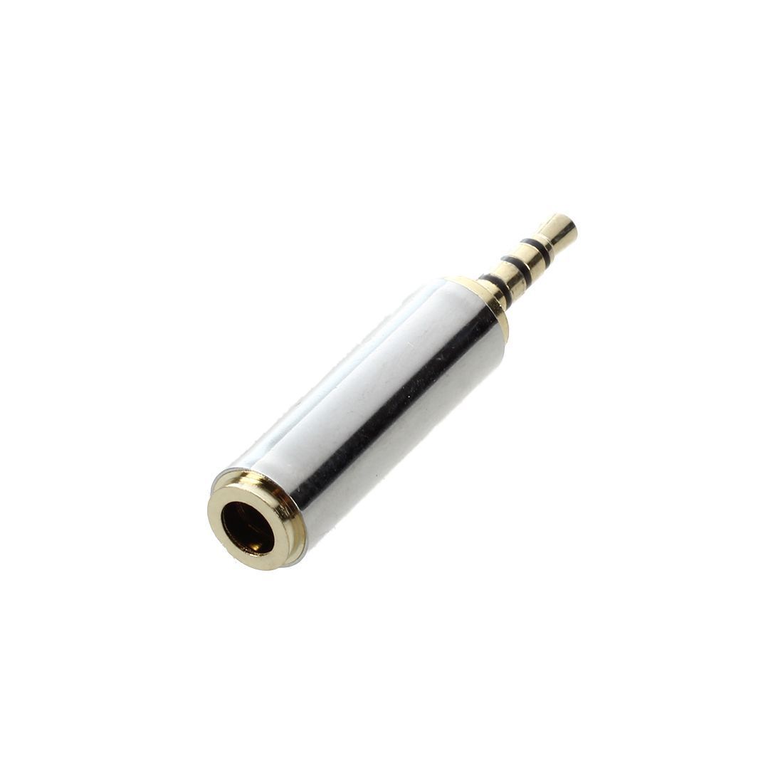 3.5mm female to 2.5mm male audio jack adapter