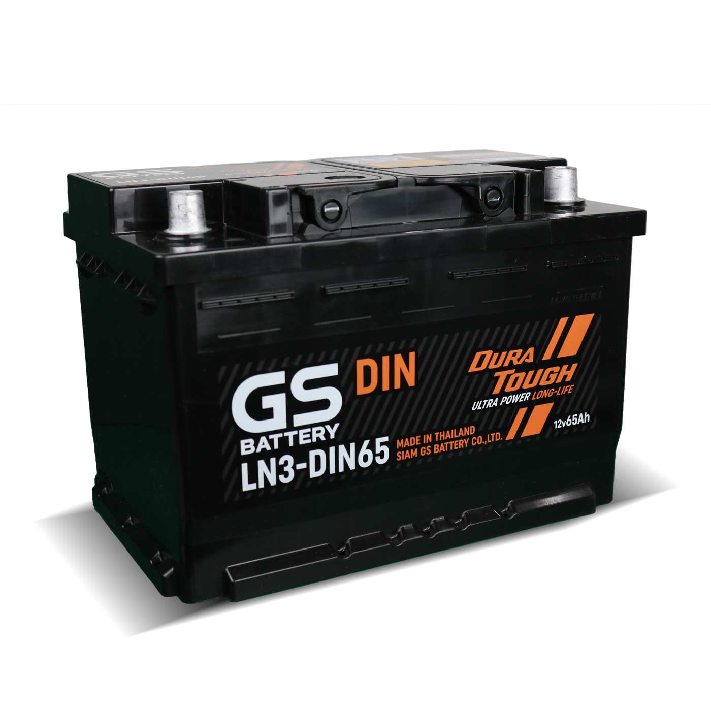 แบตเตอรี่ GS LN3-DIN65 (Maintenance Free Type) 12V 65Ah