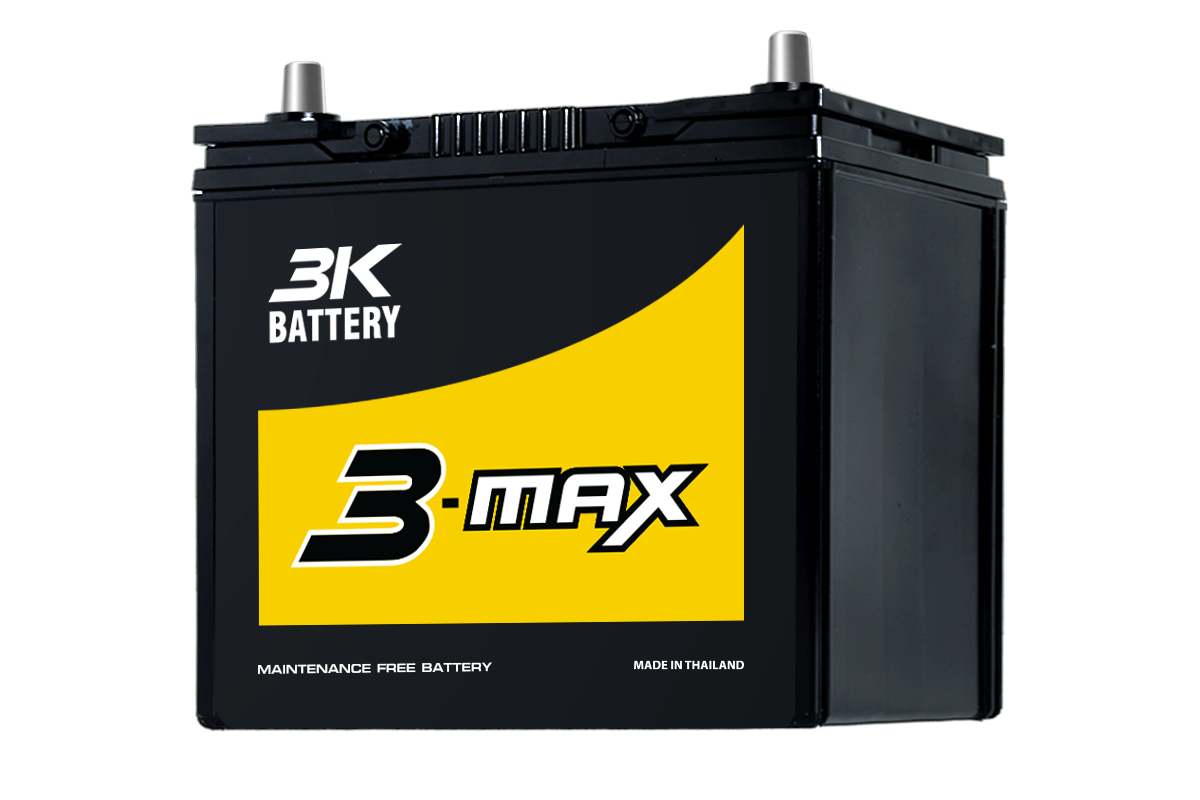 Battery 3K MAX70L (Maintenance Free Type) 12V 55Ah