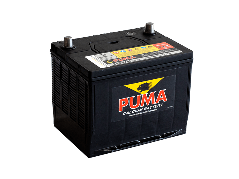 Battery PUMA BLACK 55D23R (Sealed Maintenance Free Type) 12V 55Ah