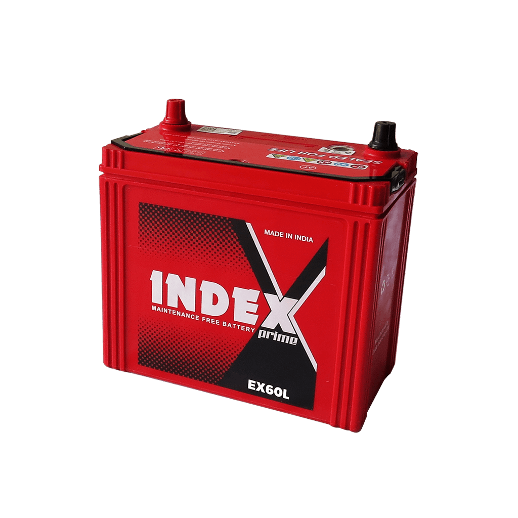 แบตเตอรี่ INDEX EX60L (Sealed Maintenance Free Type) 12V 45Ah