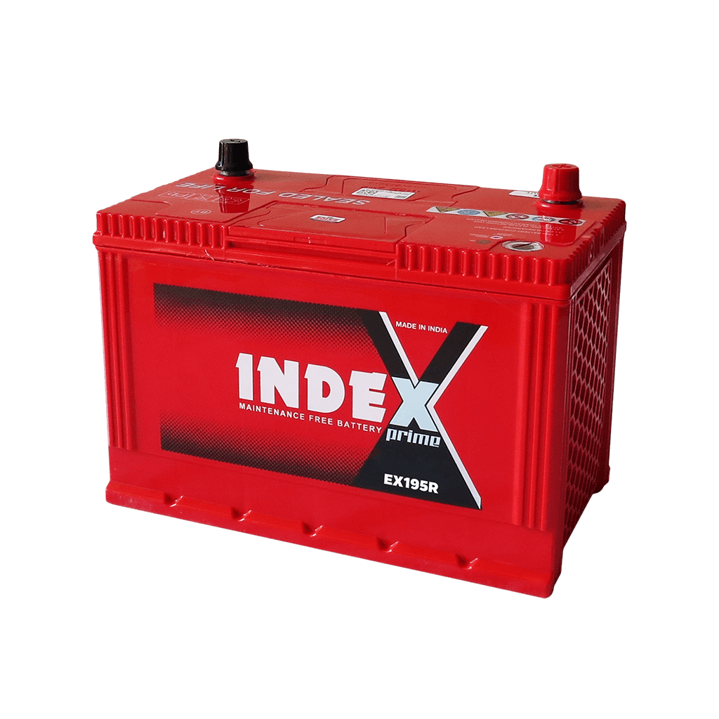 แบตเตอรี่ INDEX EX195R (Sealed Maintenance Free Type) 12V 90Ah