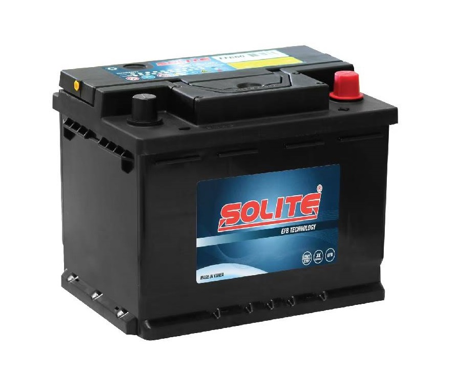 แบตเตอรี่ SOLITE EFB60 (EFB-Enhanced Flooded Battery Type) 12V 60Ah