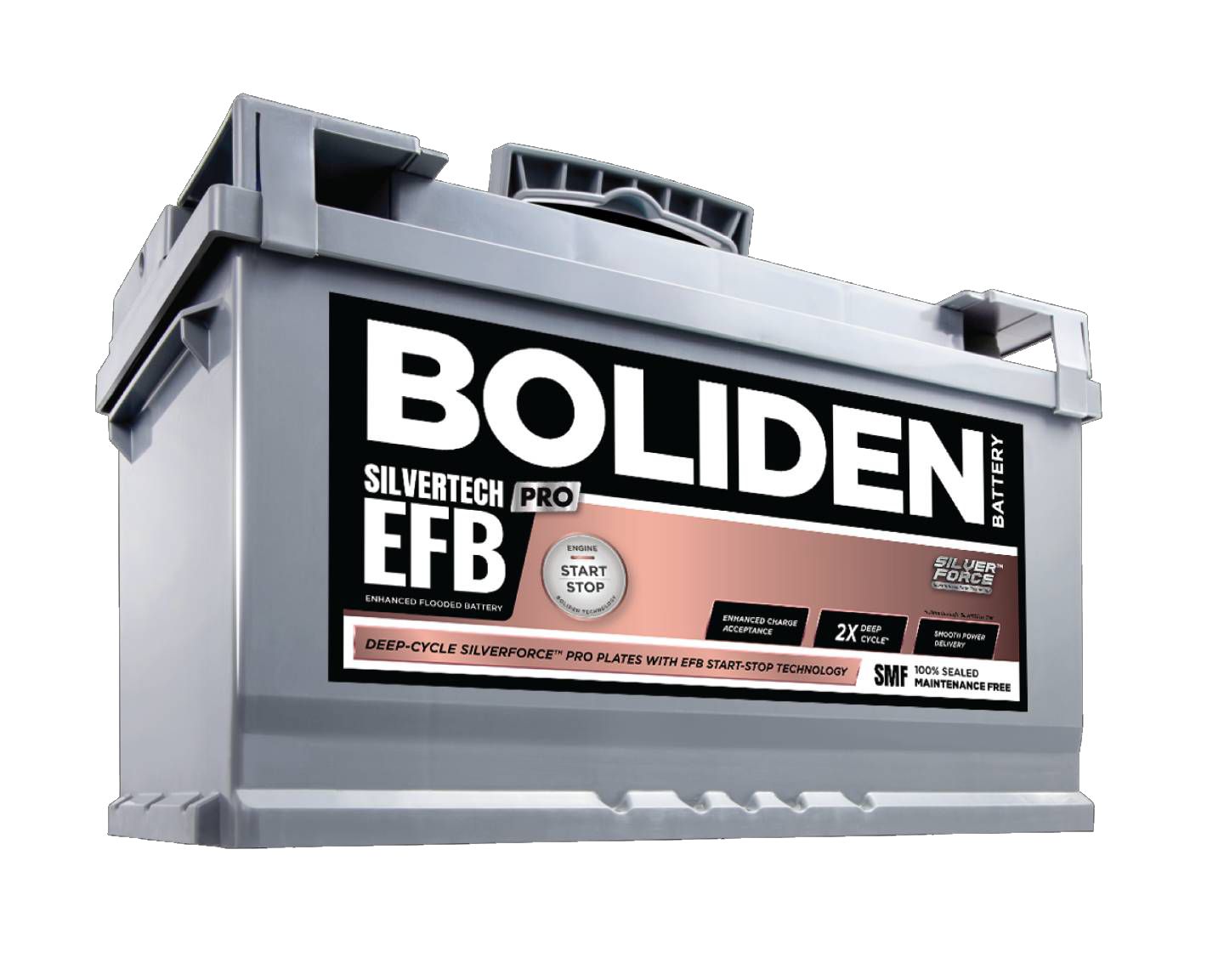 แบตเตอรี่ BOLIDEN EFB LN3 (EFB-Enhanced Flooded Battery Type) 12V 80Ah