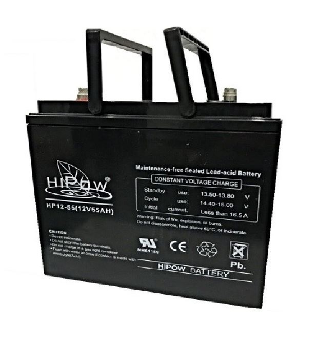 Battery HIPOW HP12-55 (VRLA Type) 12V 55Ah