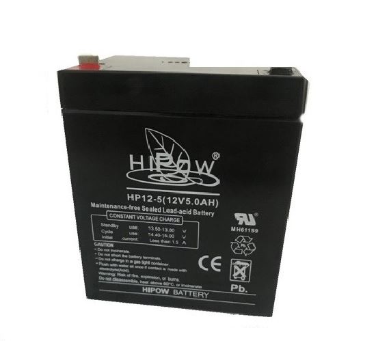 แบตเตอรี่ HIPOW HP12-5 (VRLA Type) 12V 5Ah