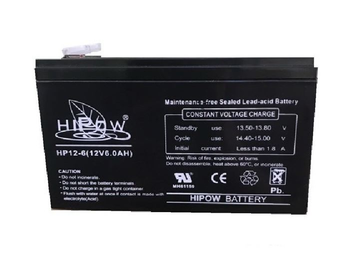 Battery HIPOW HP12-6 (VRLA Type) 12V 6Ah