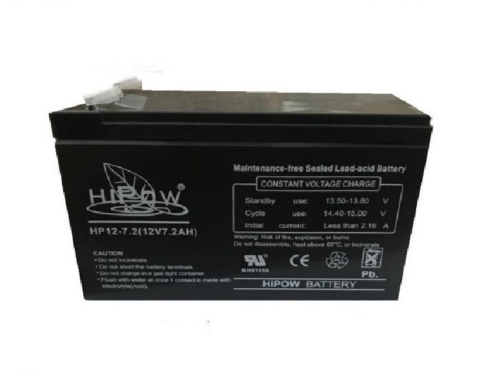 แบตเตอรี่ HIPOW HP12-7.5 (VRLA Type) 12V 7.5Ah