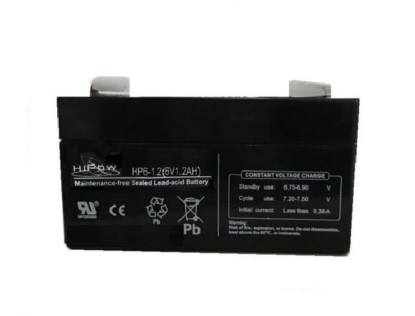 Battery HIPOW HP6-1.2 (VRLA Type) 6V 1.2Ah