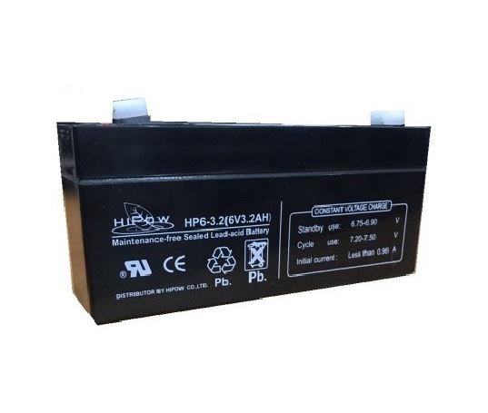 Battery HIPOW HP6-3.2 (VRLA Type) 6V 3.2Ah