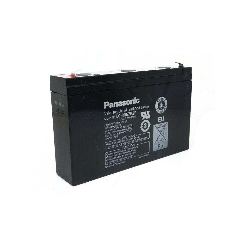 Battery PANASONIC LC-R067R2 (VRLA Type) 6V 7.2Ah