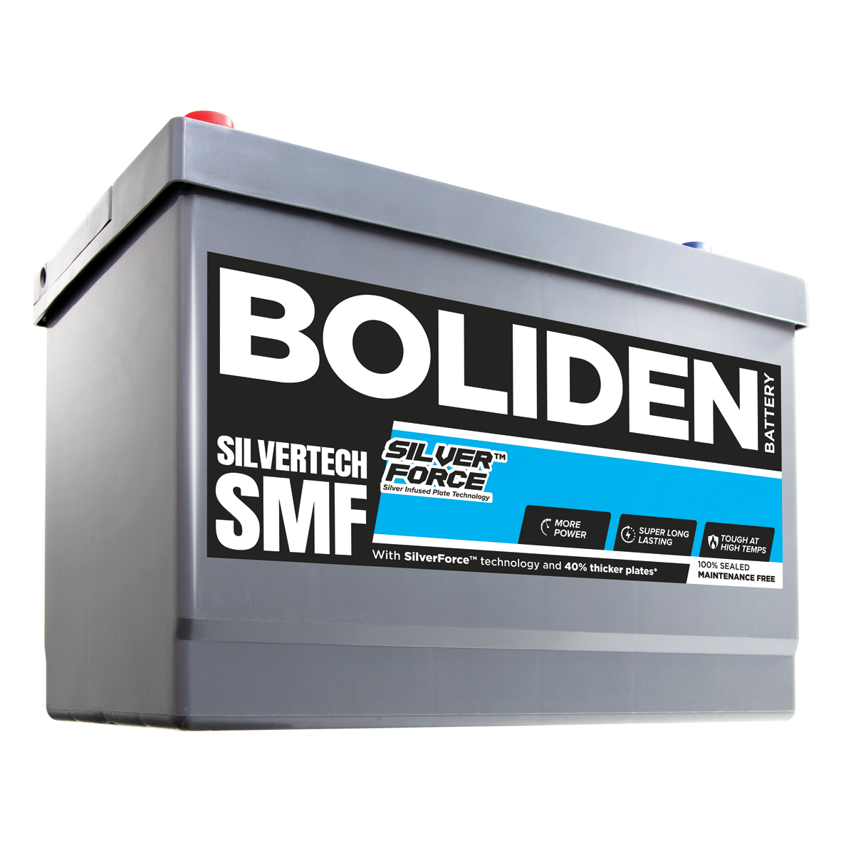 แบตเตอรี่ BOLIDEN Silvertech SMF 108M110L (Sealed Maintenance Free Type) 12V 110Ah