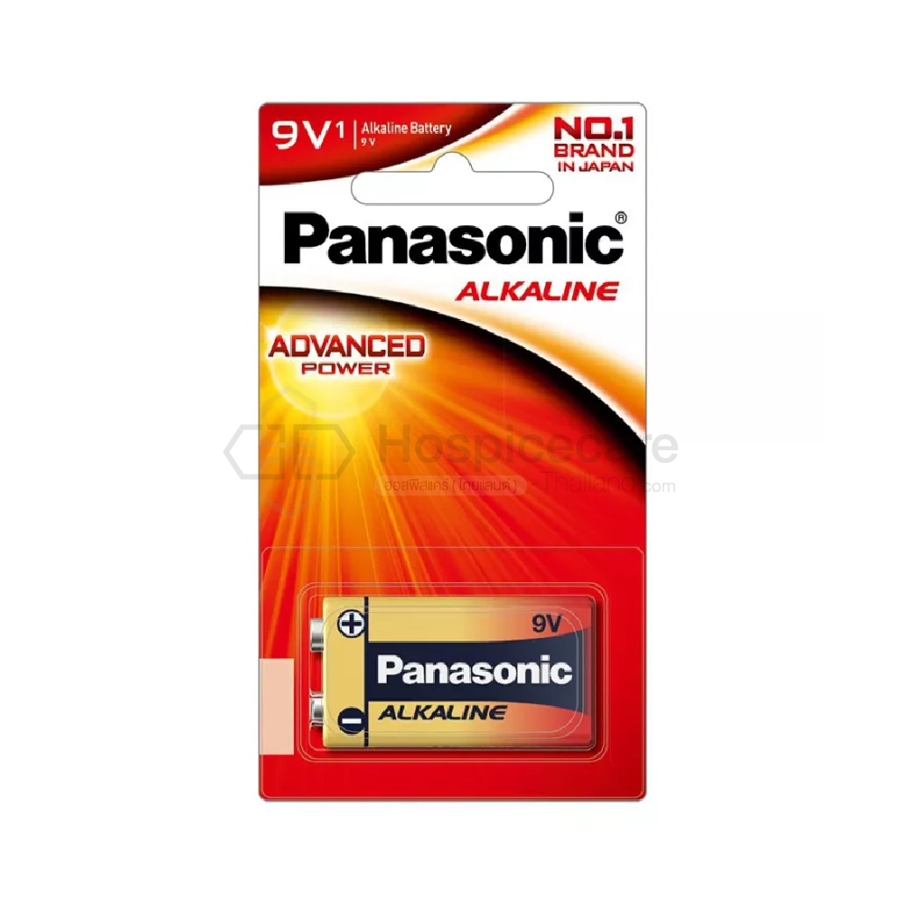 Panasonic ถ่านอัลคาไลน์ 6LR61T/1B 9V (1 ก้อน)