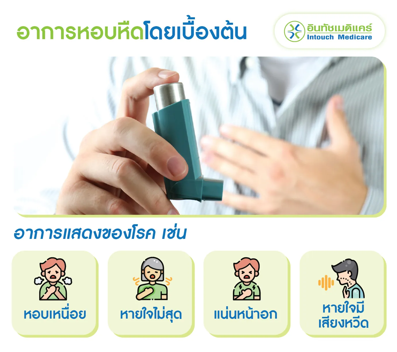 อาการหอบหืดโดยเบื้องต้น อาการหอบหืดโดยเบื้องต้น