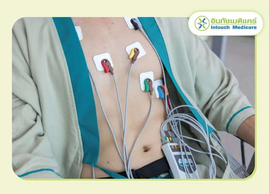 ตรวจคลื่นไฟฟ้าหัวใจ (Electrocardiogram)